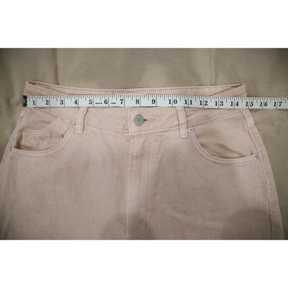 Rolla's Heidi High Rise Loose Straight Pink Jeans Womens Size 29 Barbie Denim - Picture 8 of 11